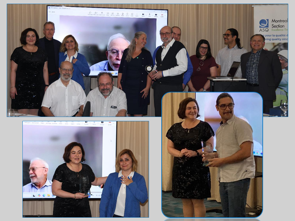 Montreal ASQ 75yrs Distribution of awards