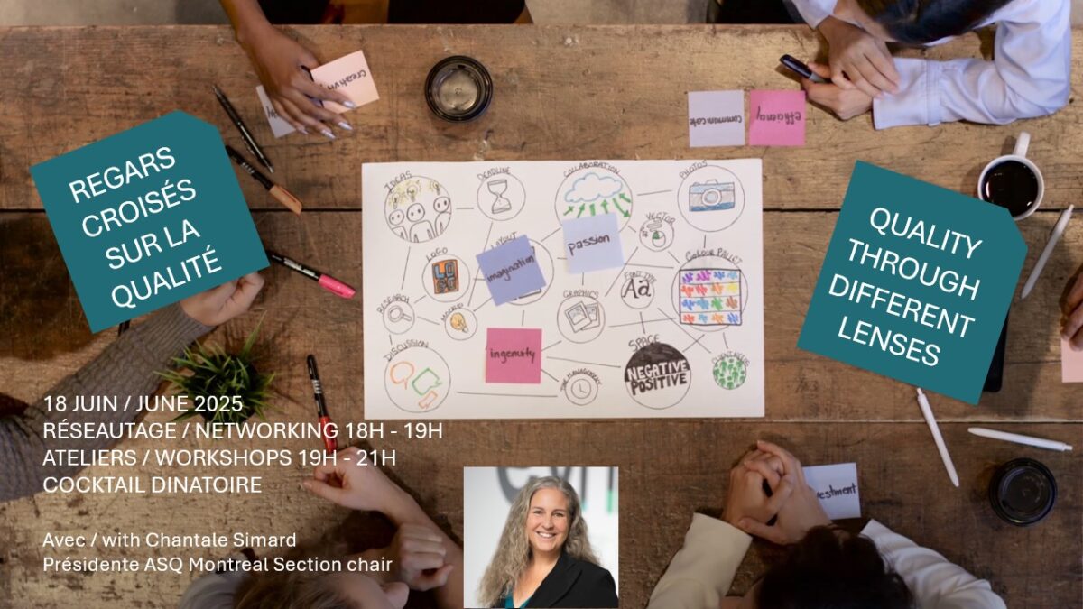 Regards croisés sur la qualité / Quality Through Different Lenses 